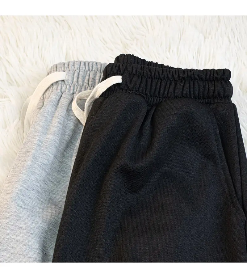 Boys Girls Slimming Joker Drape Pants Grey Spring Autumn 2024 — feature 6