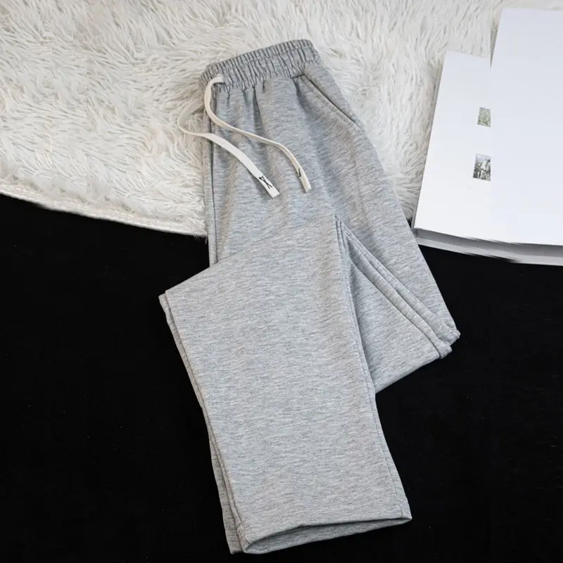 Boys Girls Slimming Joker Drape Pants Grey Spring Autumn 2024 - Image 2