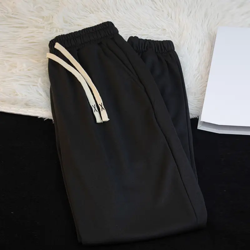 Boys Girls Slimming Joker Drape Pants Grey Spring Autumn 2024 - Image 3