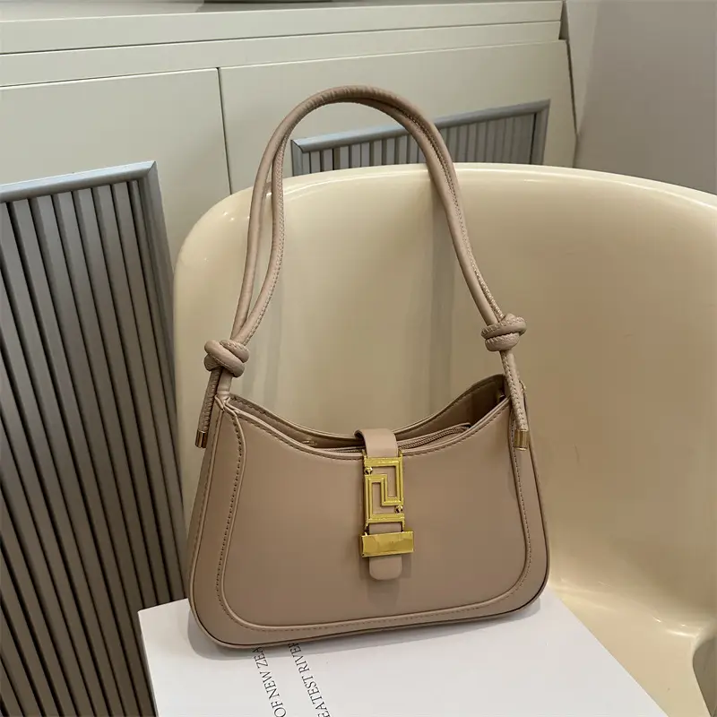 Beige French Niche Shoulder Crossbody Bag 2024 - Image 5