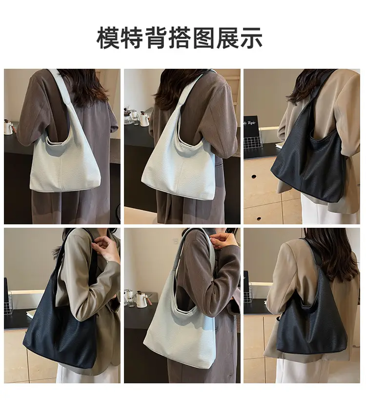 Women Large Capacity Shoulder Bag Tan 2026 — feature 10