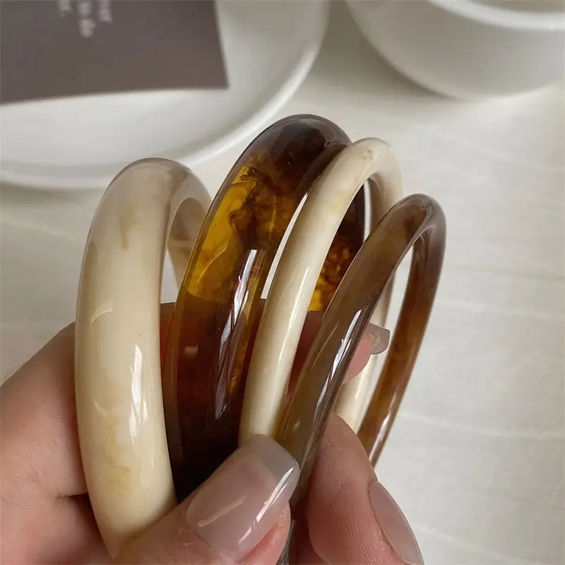 Cross Border Amazon AliExpress Bracelet Resin Multicolor Bracelet South Korea Elegant Fashion Bracelet — feature 9