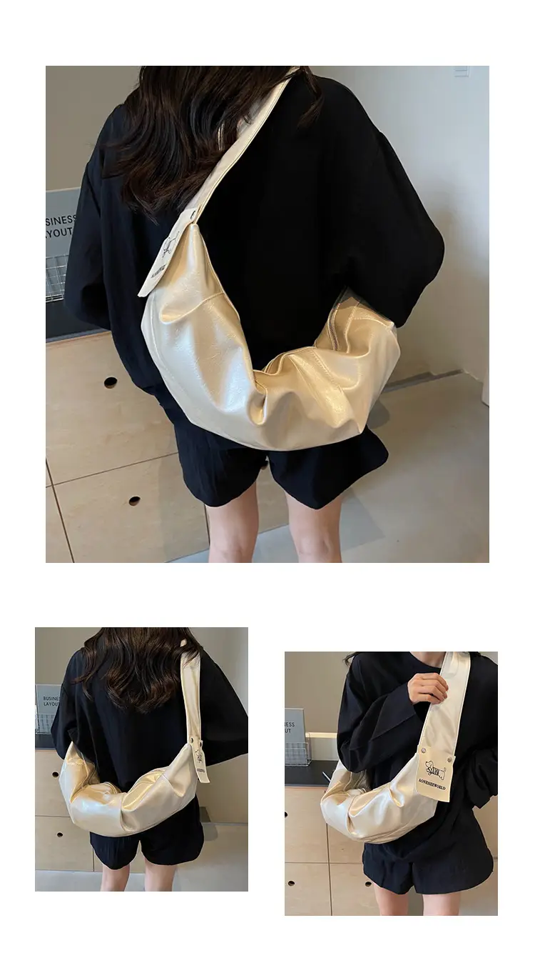 2025 Winter New Horn Bag Women Large Capacity Shiny — feature 11