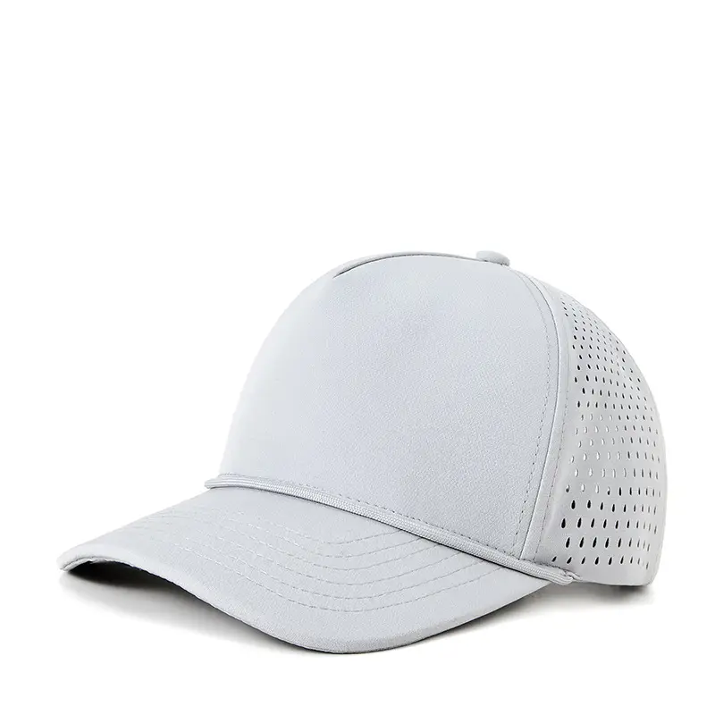 Men Water Resistant Navy Cap with Mesh Back - Image 5