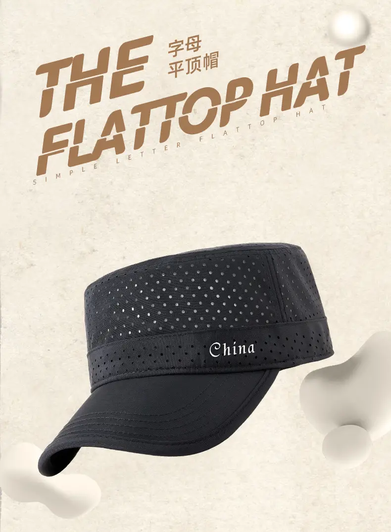 Men UV Cap Black Mesh Perforated 48Hr — feature 8
