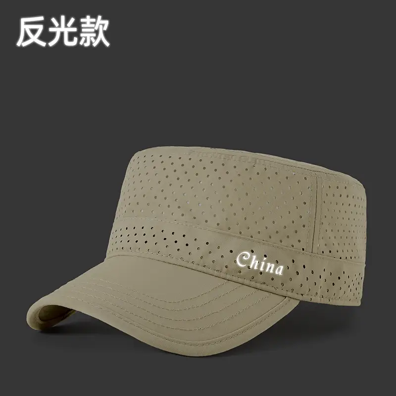 Men UV Cap Black Mesh Perforated 48Hr - Image 10