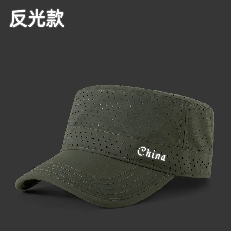 Men UV Cap Black Mesh Perforated 48Hr - Image 11