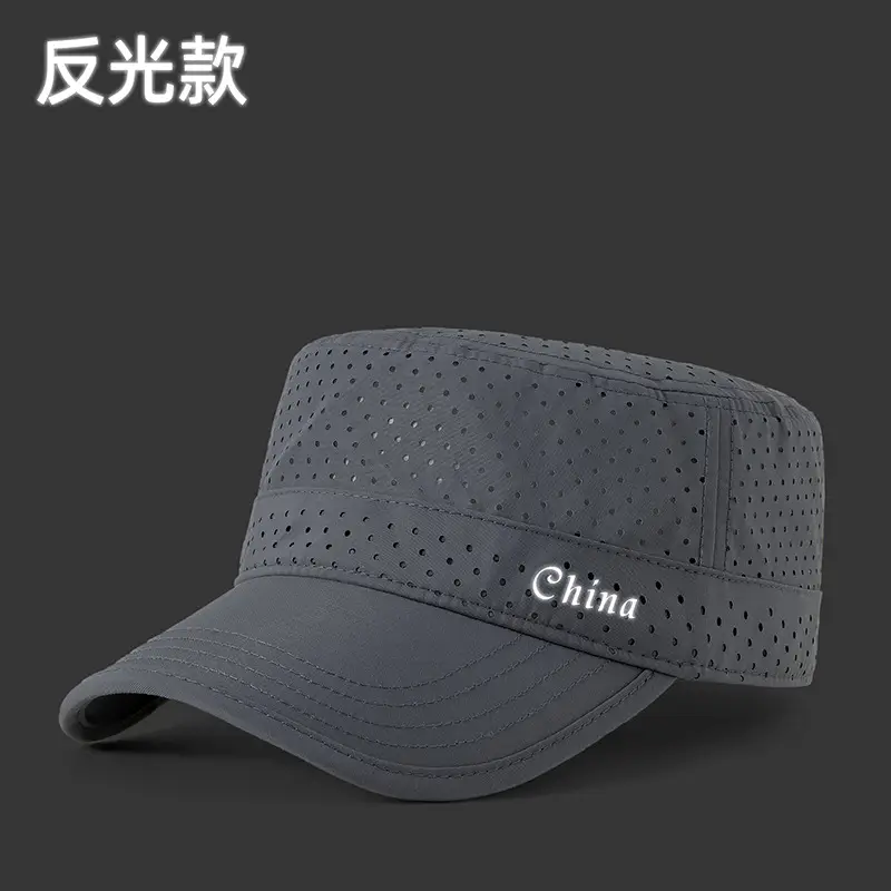 Men UV Cap Black Mesh Perforated 48Hr - Image 12