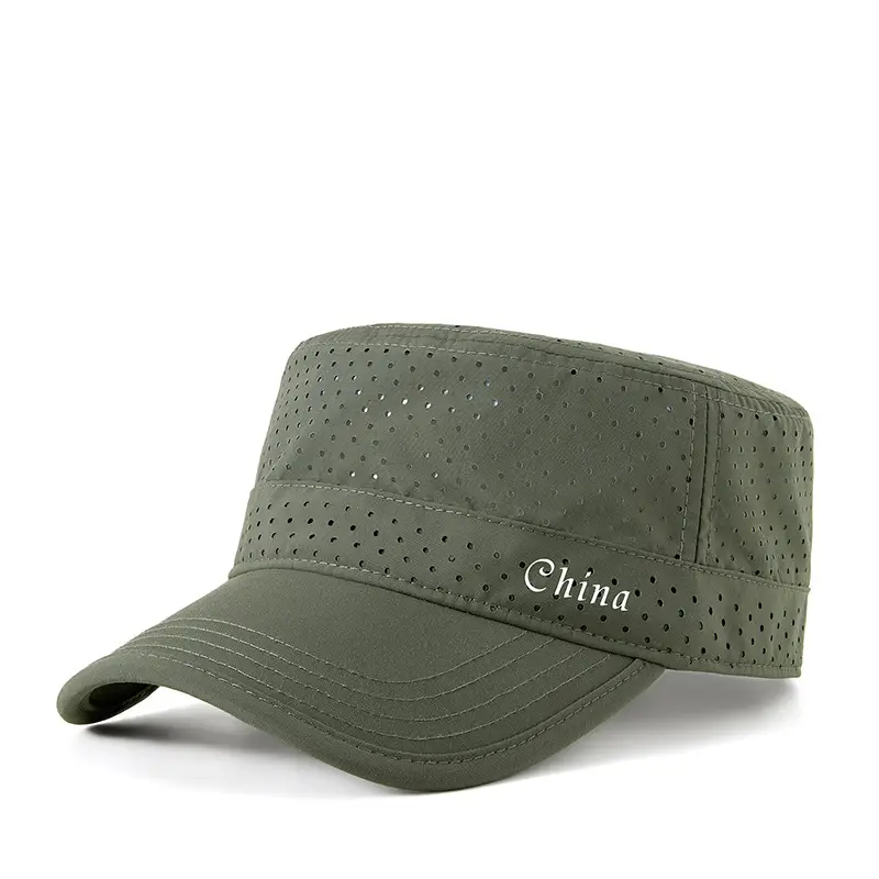 Men UV Cap Black Mesh Perforated 48Hr - Image 5