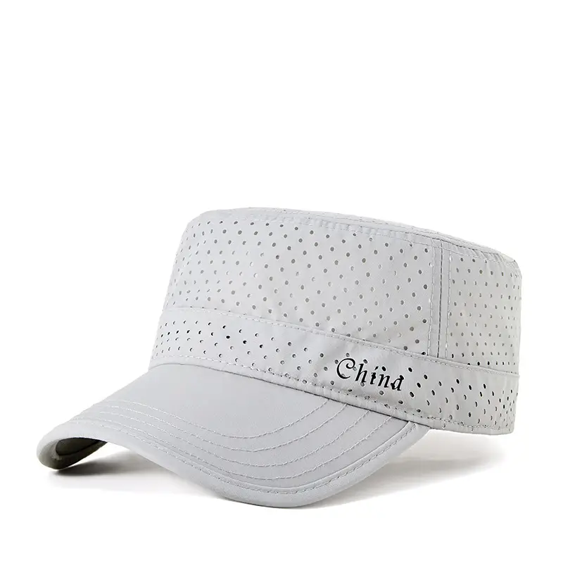 Men UV Cap Black Mesh Perforated 48Hr - Image 6