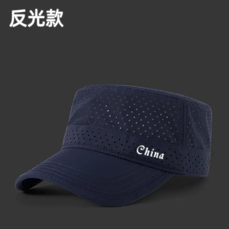 Men UV Cap Black Mesh Perforated 48Hr - Image 8