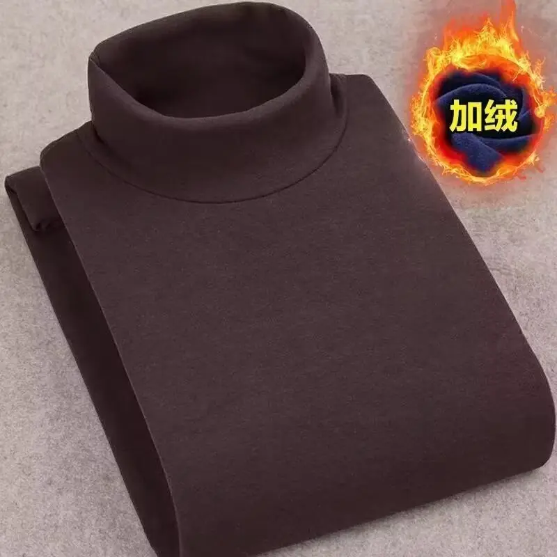 Men's Black Velvet Turtleneck Sweatshirt Set — feature 12