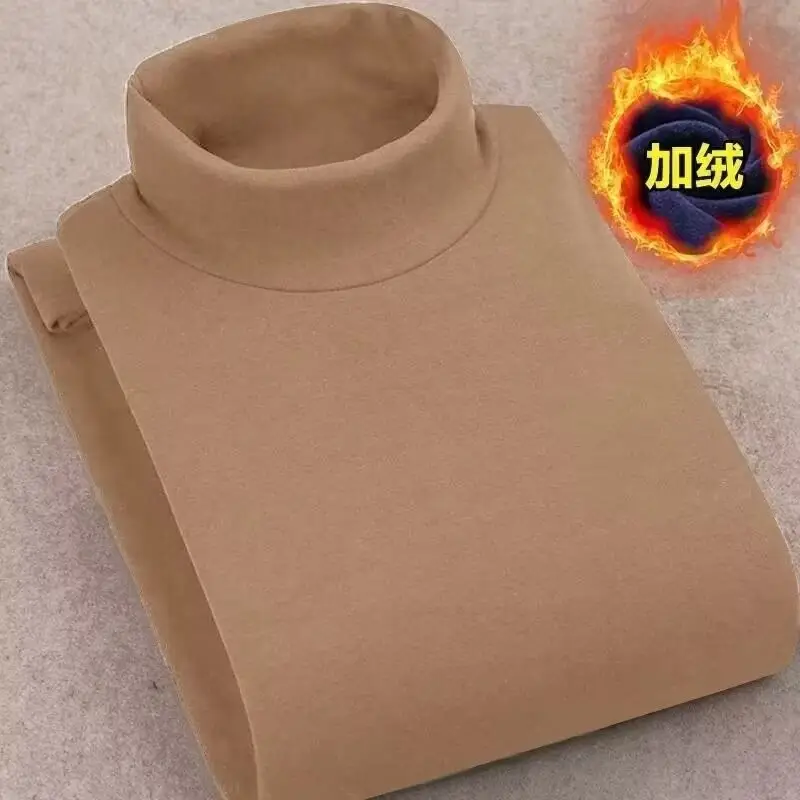 Men's Black Velvet Turtleneck Sweatshirt Set — feature 18