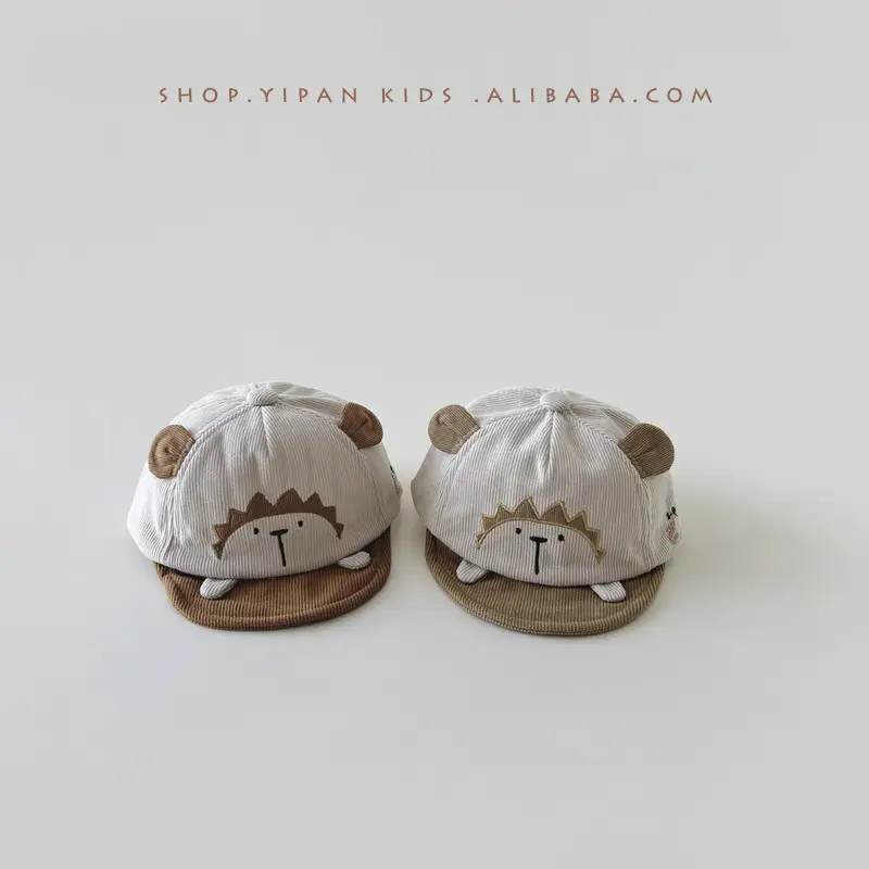 Baby Bear Lion Cap for Baby Boys Winter Soft Brim - Image 4