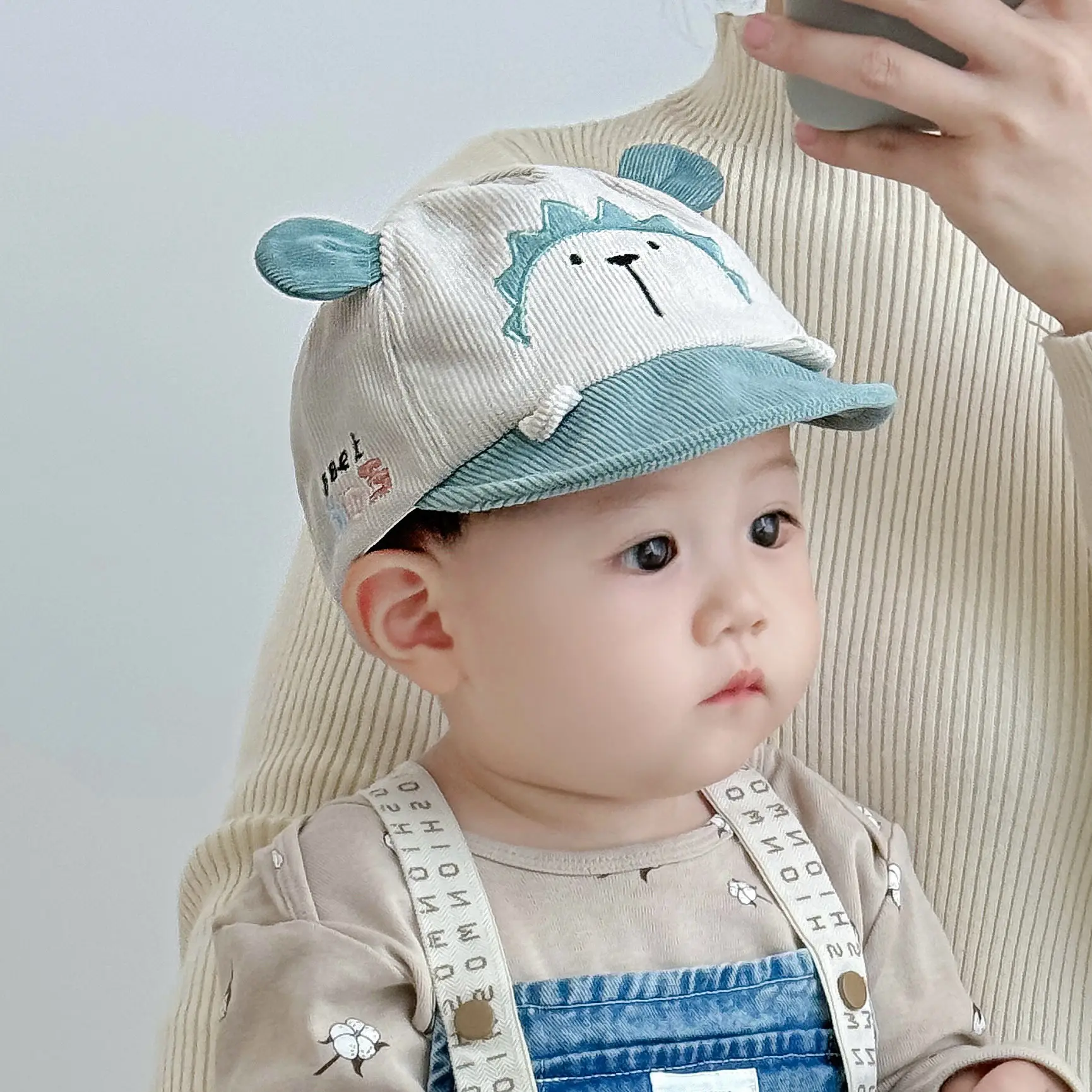 Baby Bear Lion Cap for Baby Boys Winter Soft Brim - Image 5