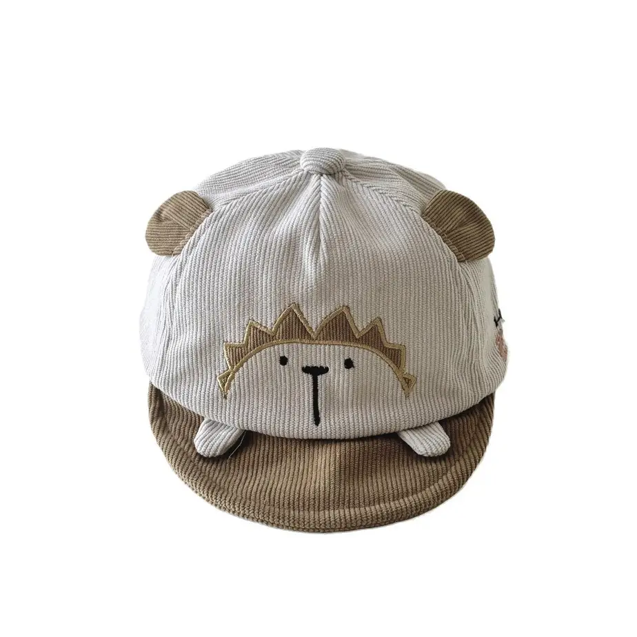 Baby Bear Lion Cap for Baby Boys Winter Soft Brim - Image 8