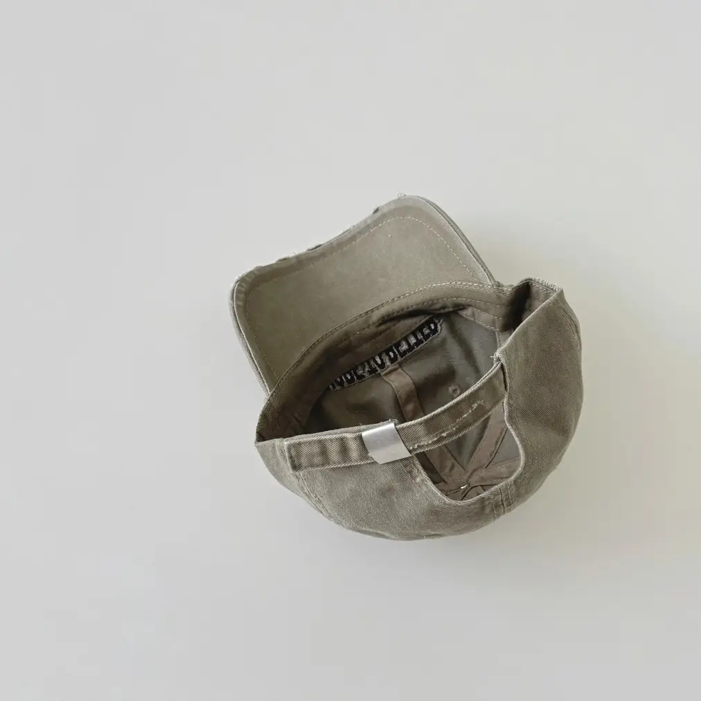 Kids Sunhat Cap Retro Dressed Spring Autumn Thin Korean Style Washed - Image 5
