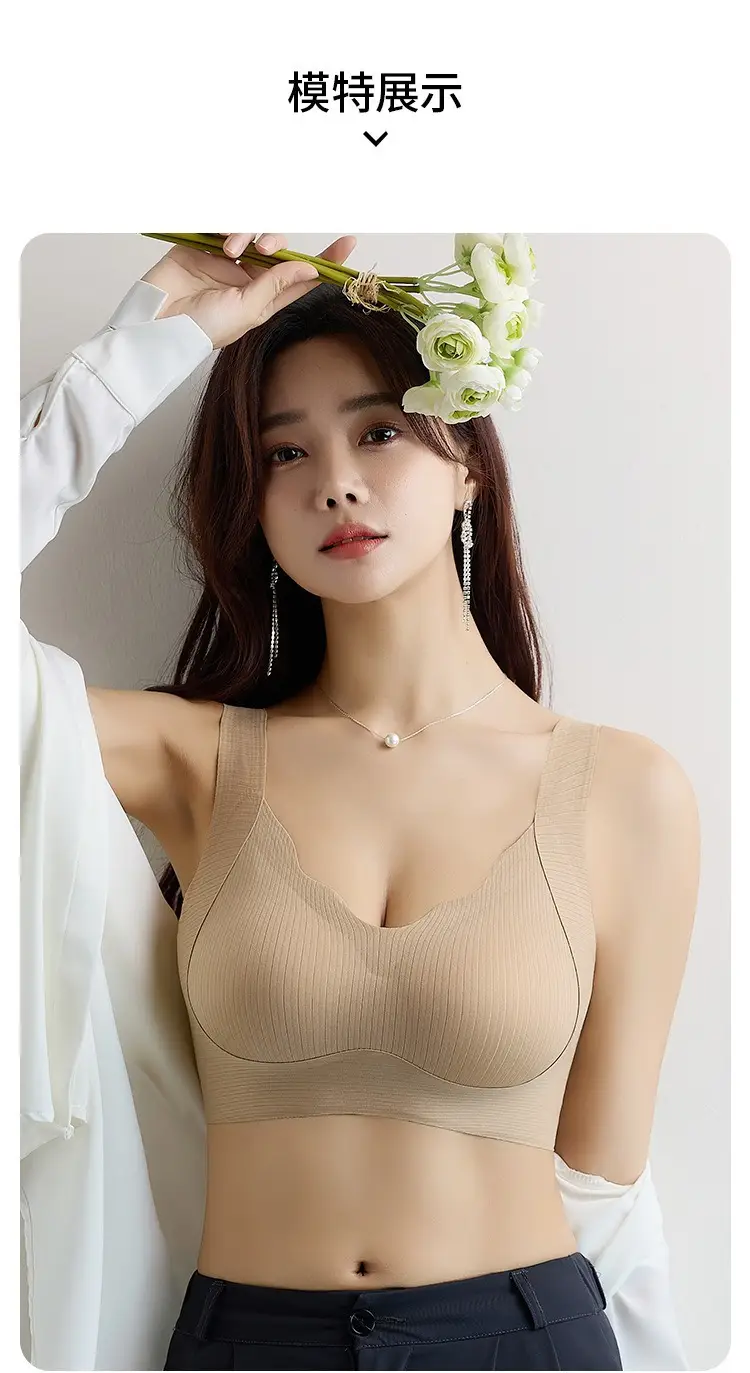 Women's Non-Steel Pull-Up Bra Soft Support — feature 20