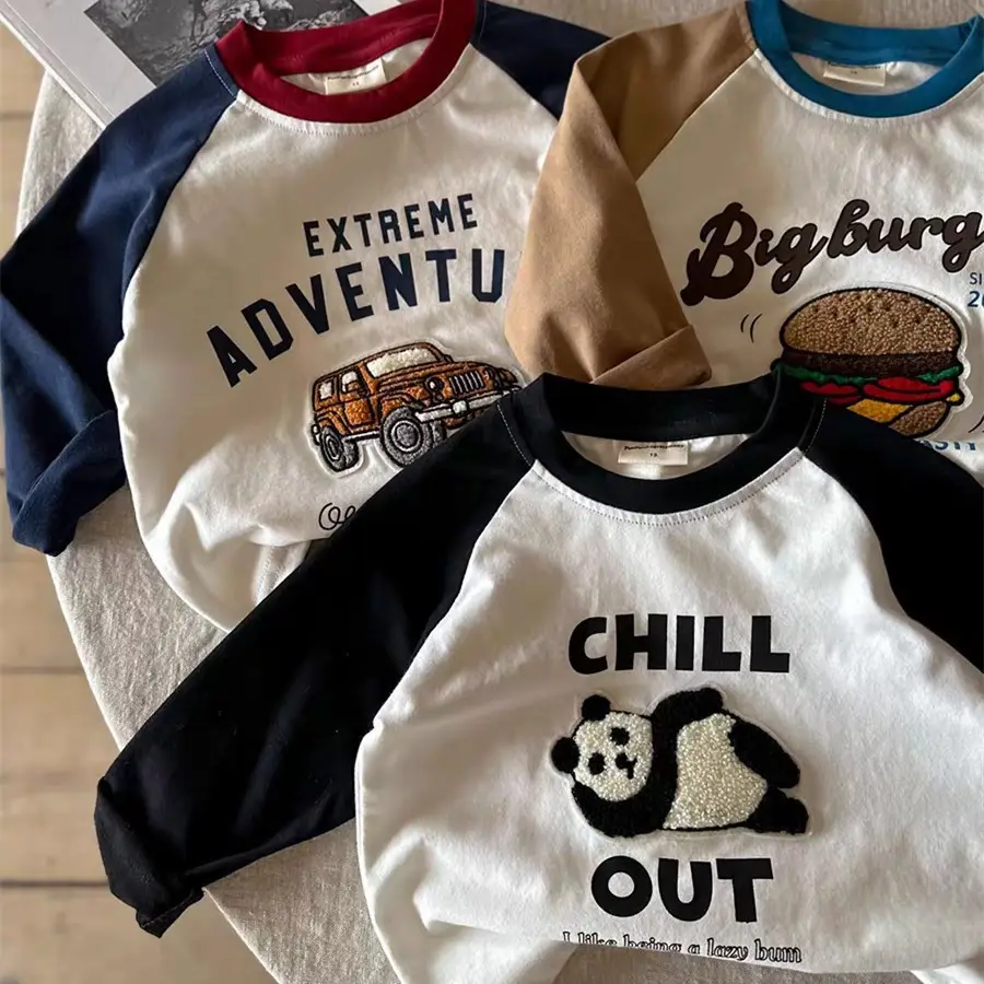 Kids Extreme Adventure T-Shirt Long Sleeve Korean Style