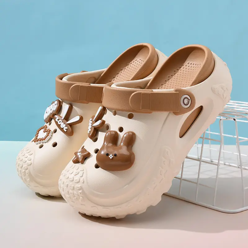 Women's Pink Cartoon Hole Sandals Summer - Image 4