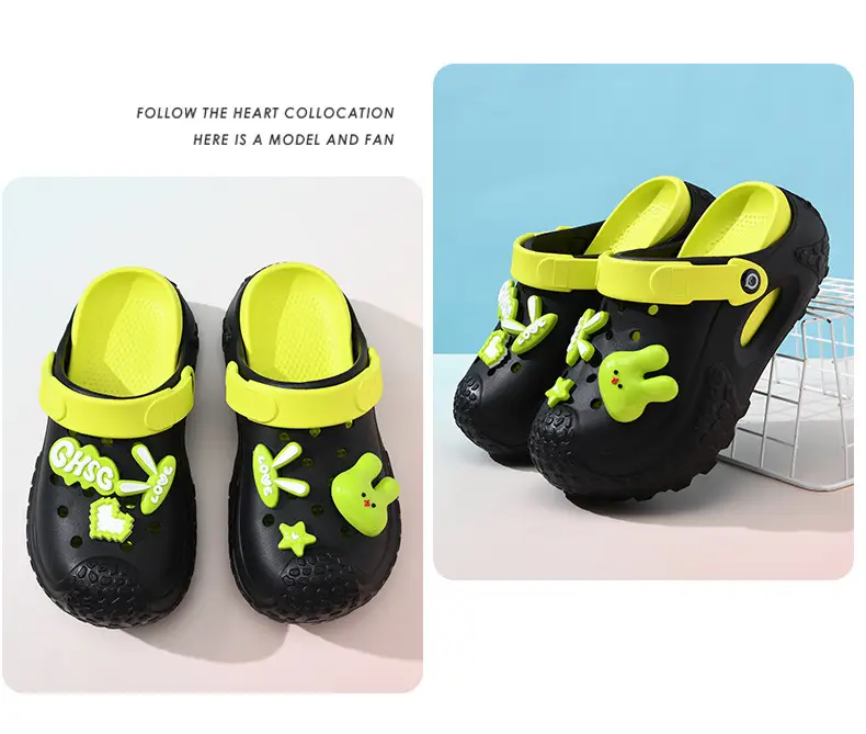 Women's Pink Cartoon Hole Sandals Summer β feature 18