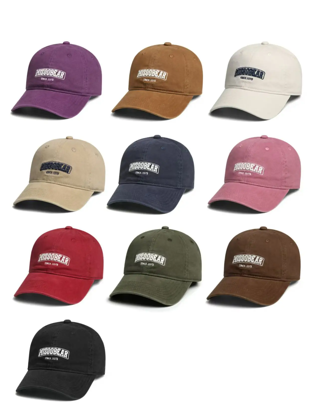 Women Pink Baseball Cap with "NOOBYBEAR" Embroidery — feature 1