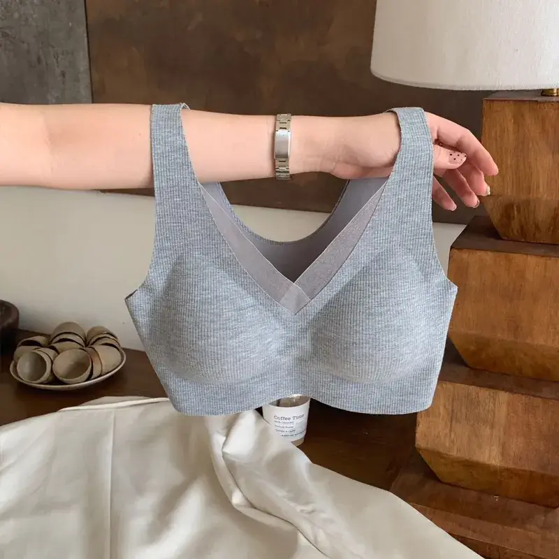 Autumn Winter Warm Non-Rimless Pull-up Bra for Women - Image 2