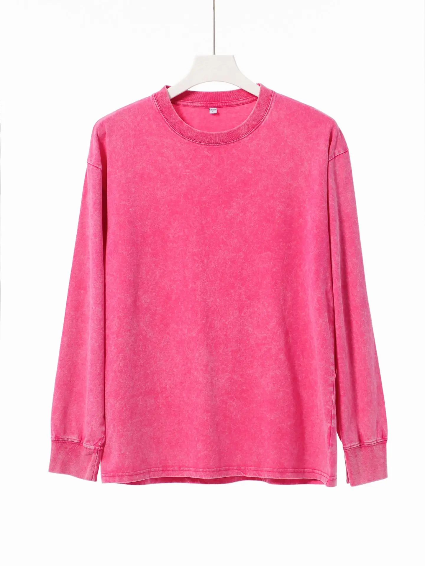 Heavy Cotton Crew Neck T-Shirt Retro Base Wholesale