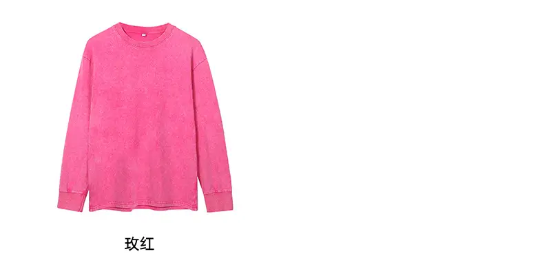 Heavy Cotton Crew Neck T-Shirt Retro Base Wholesale — feature 13
