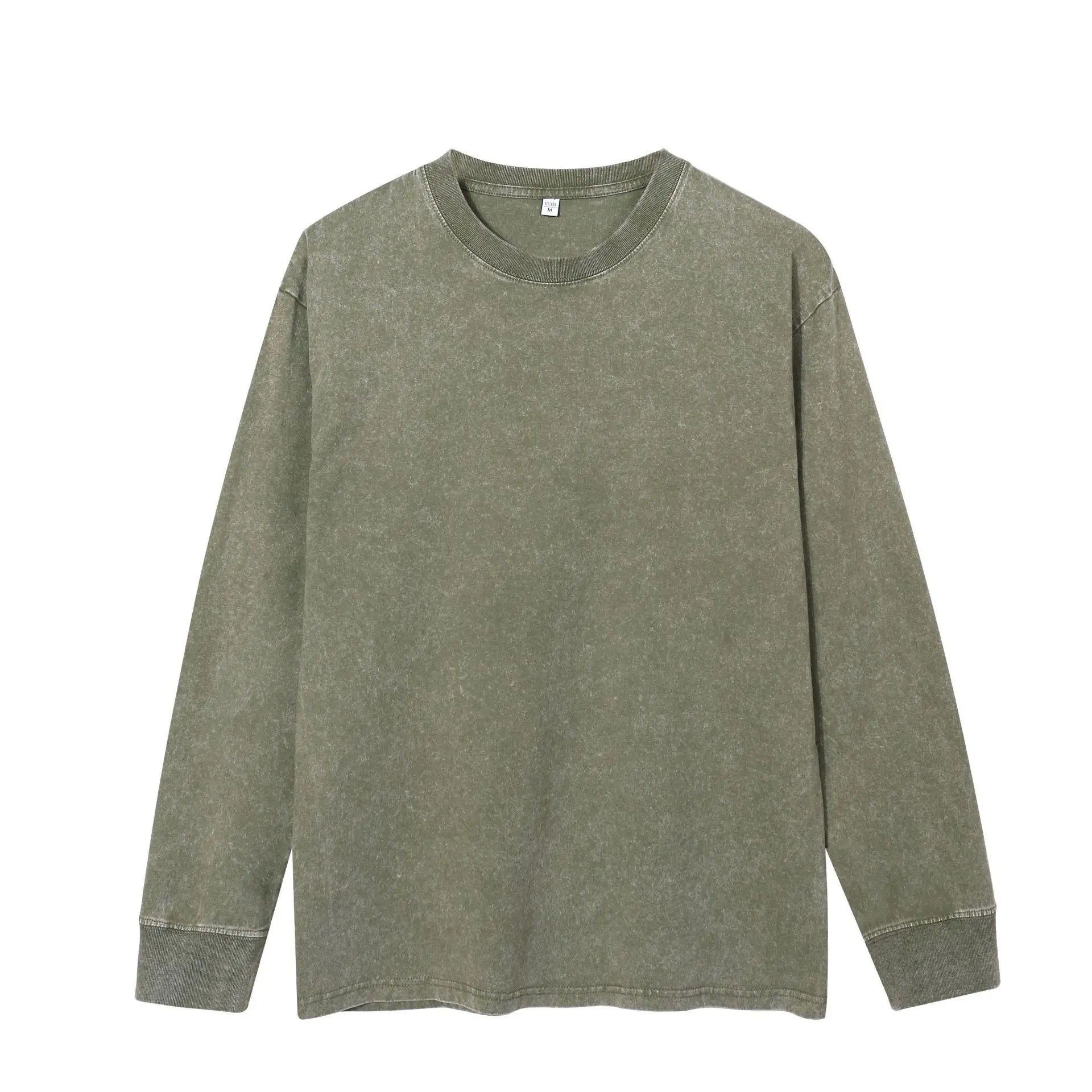 Heavy Cotton Crew Neck T-Shirt Retro Base Wholesale