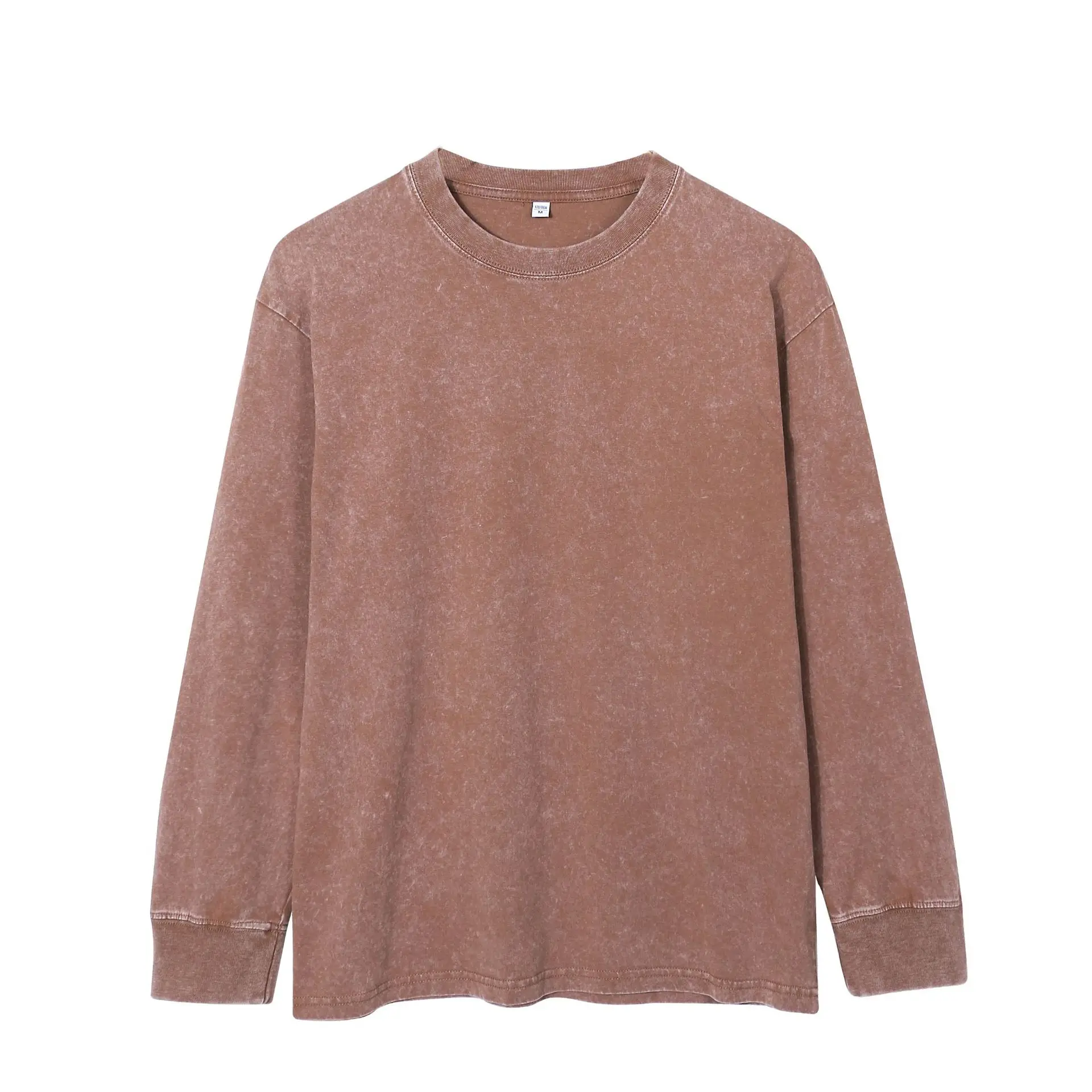 Heavy Cotton Crew Neck T-Shirt Retro Base Wholesale