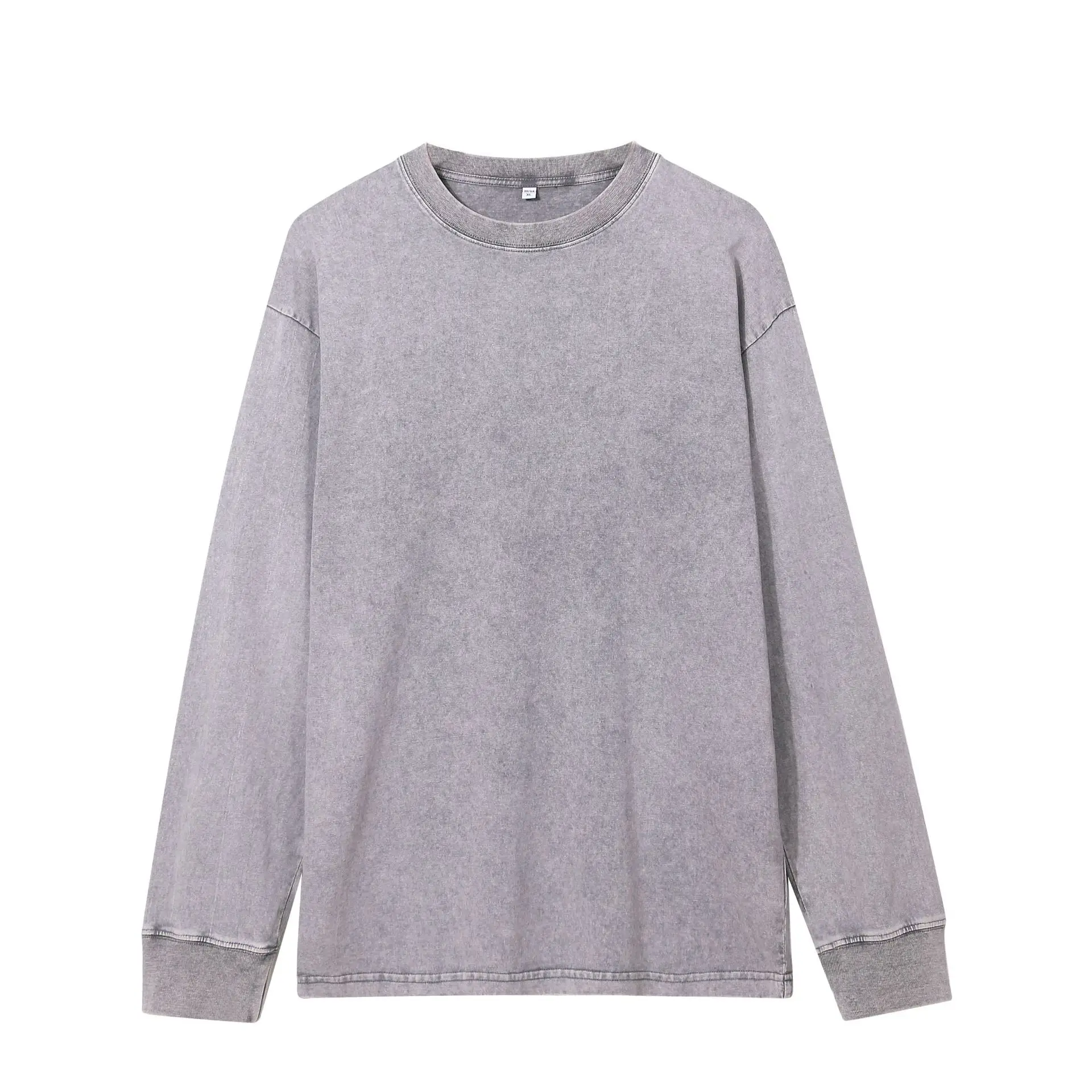Heavy Cotton Crew Neck T-Shirt Retro Base Wholesale