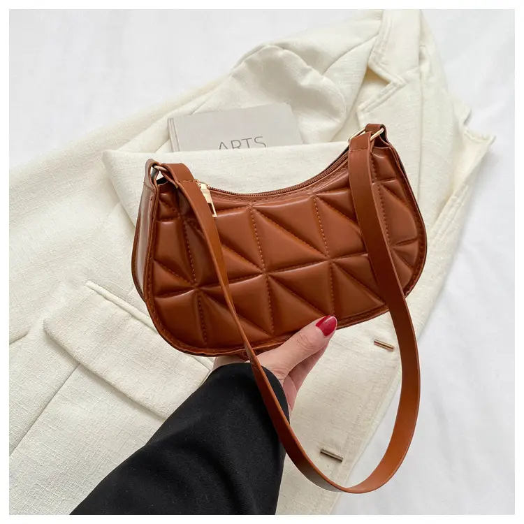 Black Rhombic Shoulder Bag Women 2023 Winter — feature 20
