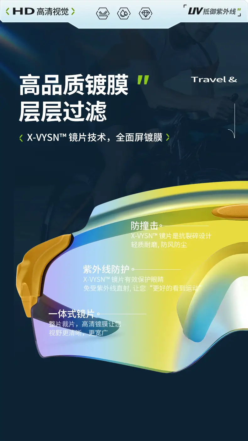 European Riding Sunglasses with Colorful Lenses — feature 3