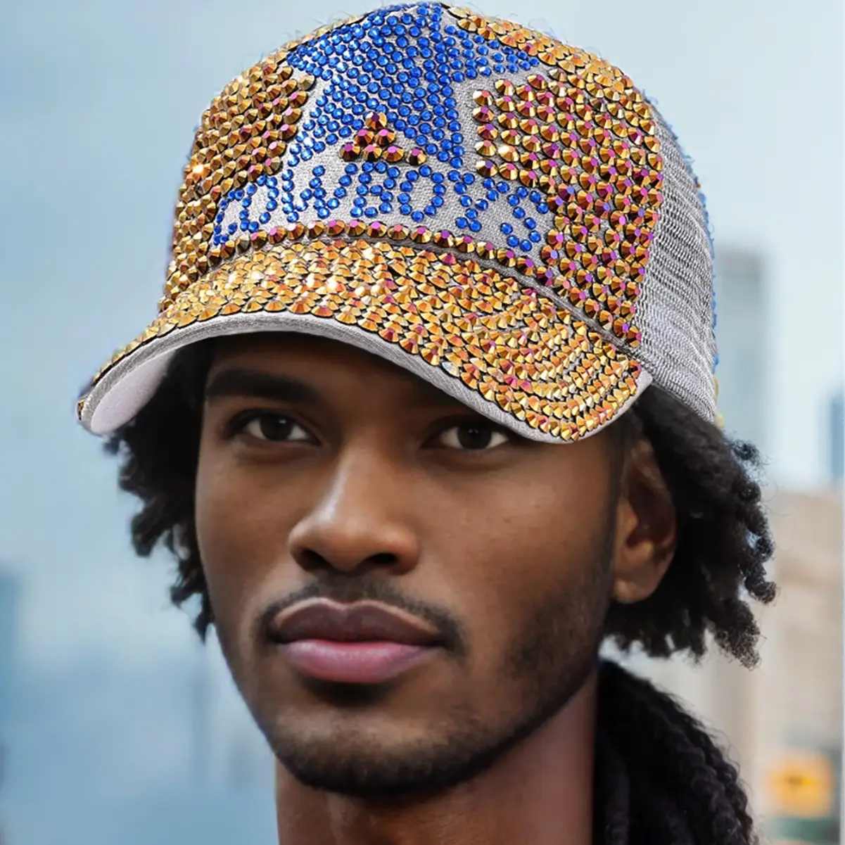 Cross-border Diamond Baseball Cap with Liu Nail Star Design - Image 2