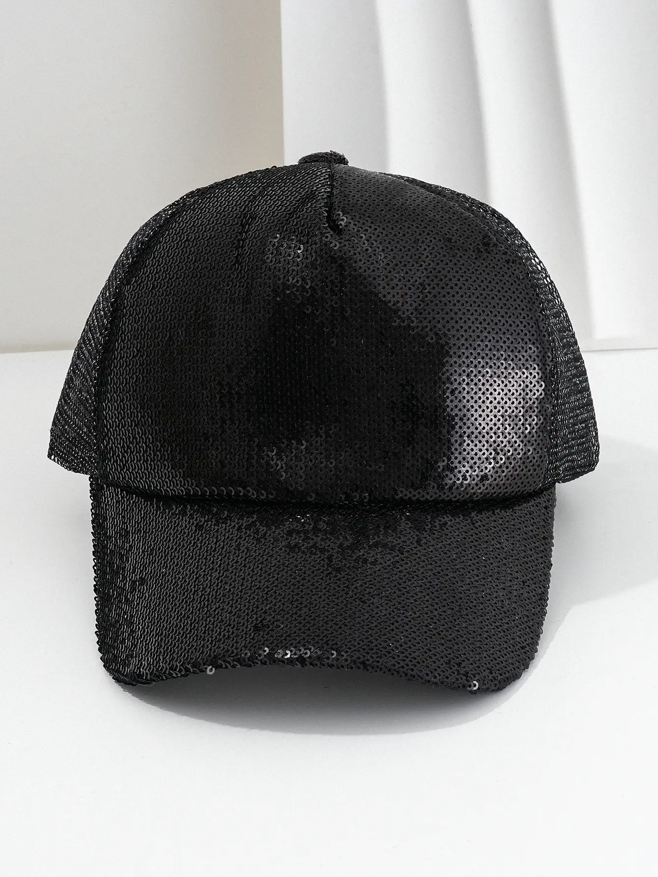 Shiny Blue Sequin Baseball Cap for Men Women — feature 6