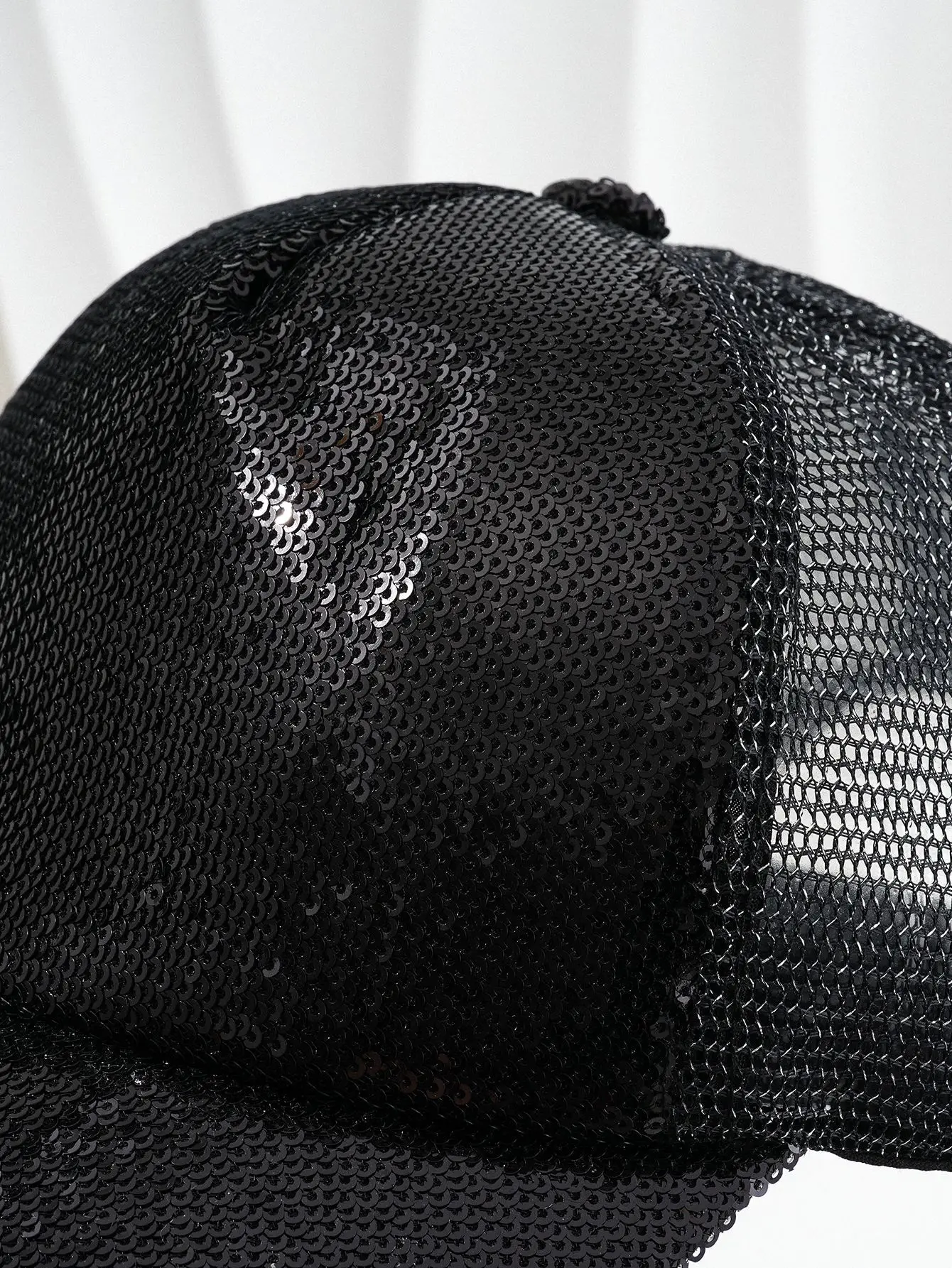 Shiny Blue Sequin Baseball Cap for Men Women — feature 7