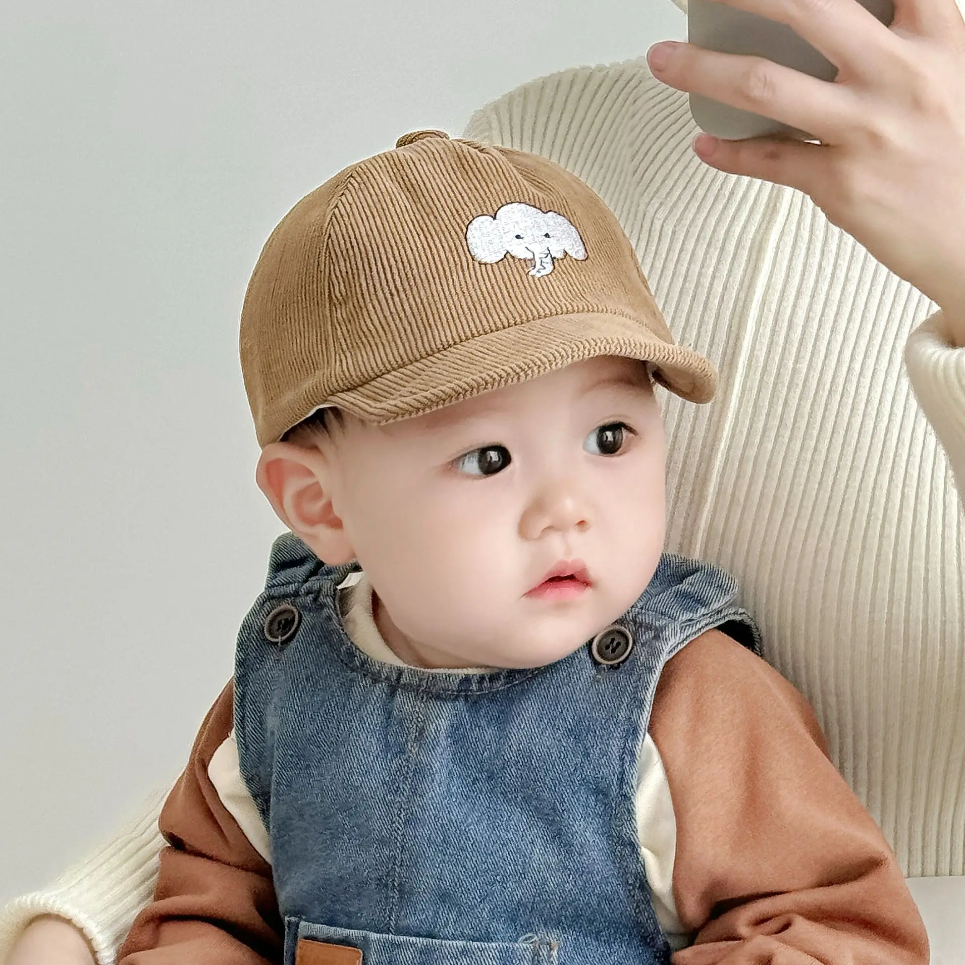Yipan Korean Baby Hats 2025 New Ins Elephant Caps for Babies Wholesale - Image 3