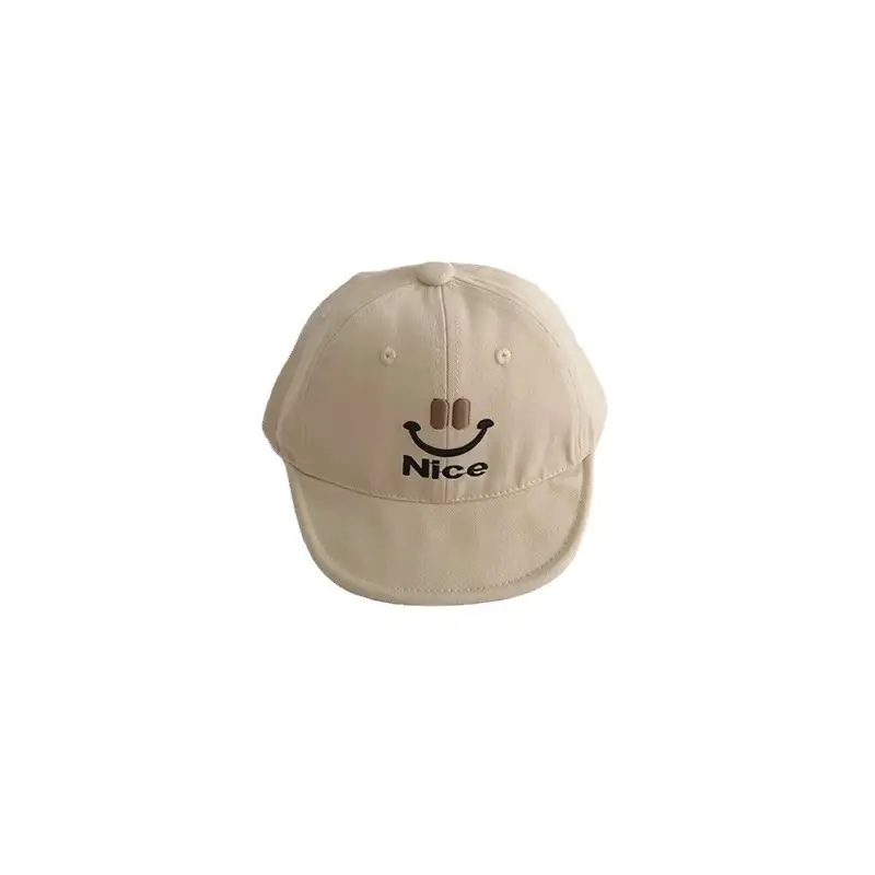 Yipan Embroidered Smiley Baby Cap Spring Autumn 2025 - Image 10