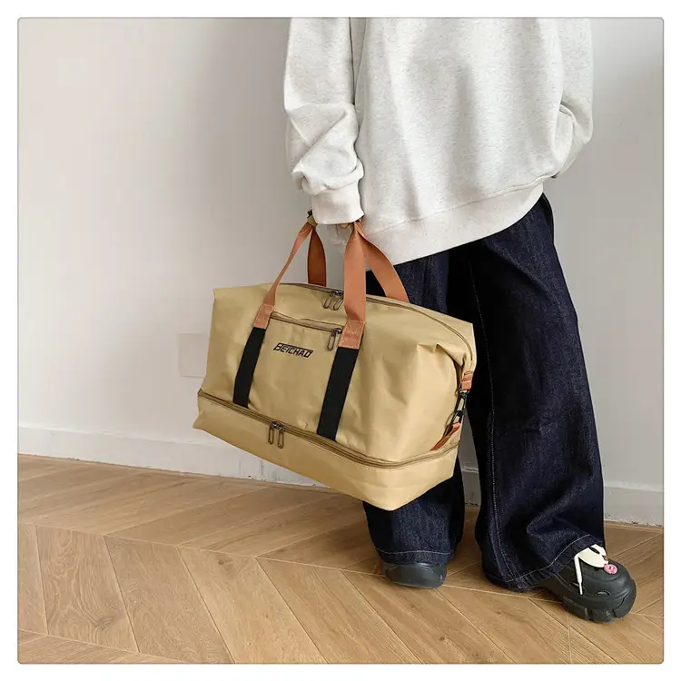 Black Dry Wet Separation Yoga Bag for Men Women — feature 14