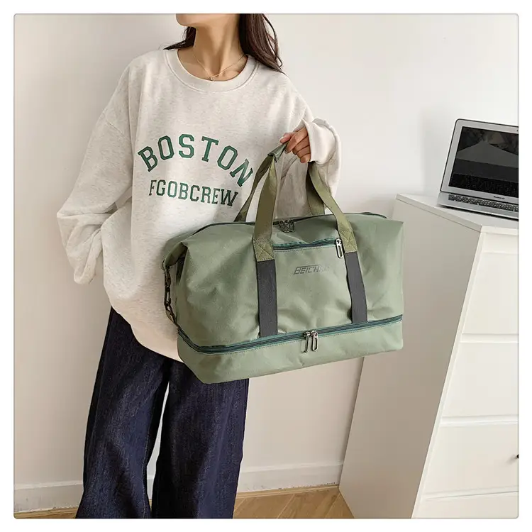 Black Dry Wet Separation Yoga Bag for Men Women — feature 16