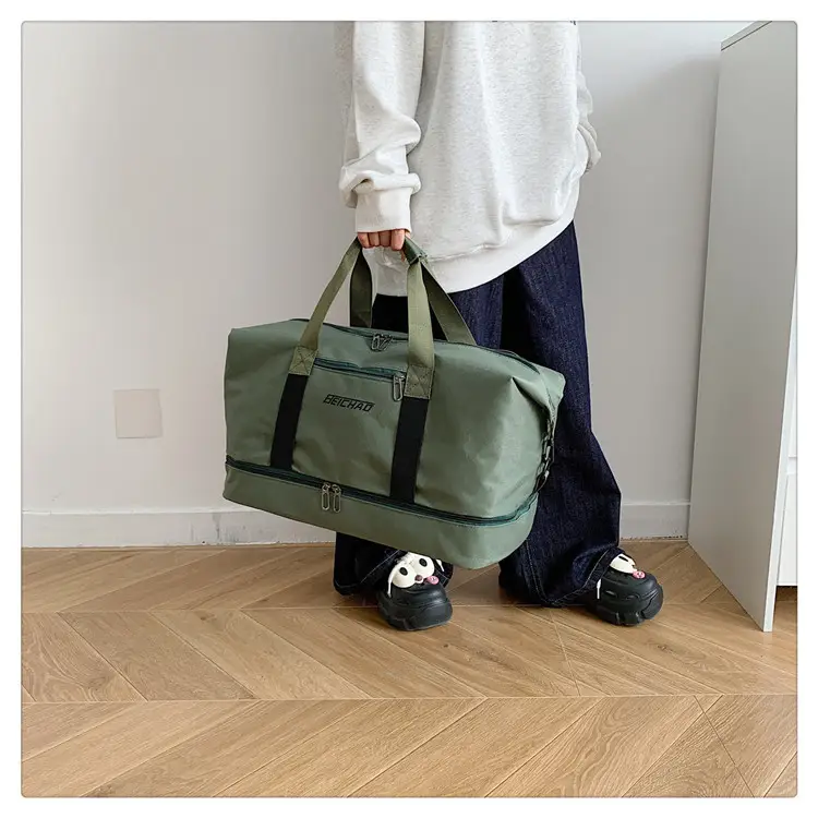 Black Dry Wet Separation Yoga Bag for Men Women — feature 17