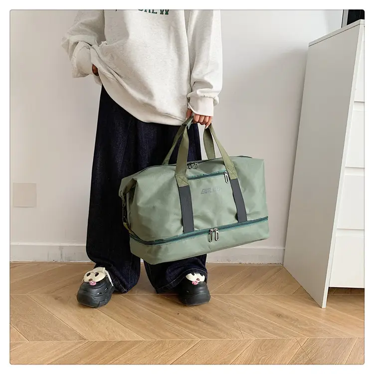 Black Dry Wet Separation Yoga Bag for Men Women — feature 18