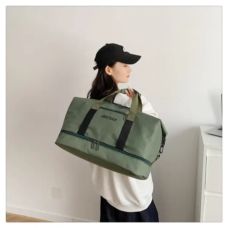 Black Dry Wet Separation Yoga Bag for Men Women — feature 19