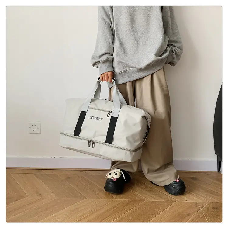 Black Dry Wet Separation Yoga Bag for Men Women — feature 22