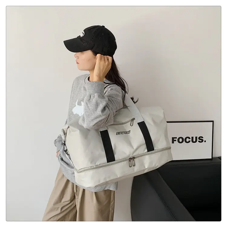 Black Dry Wet Separation Yoga Bag for Men Women — feature 24