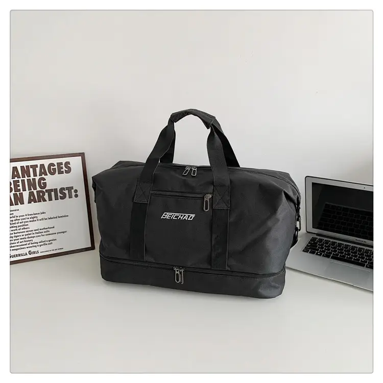 Black Dry Wet Separation Yoga Bag for Men Women — feature 32