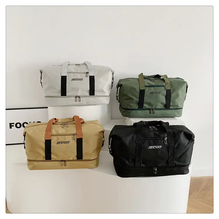 Black Dry Wet Separation Yoga Bag for Men Women — feature 41