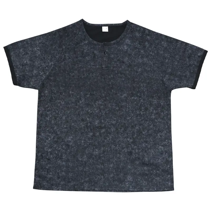 2025 Men's 2025 Retro Old Henry Collar T-Shirt Heavy Slim Raglan — feature 11