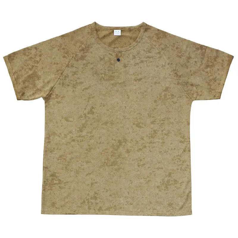 2025 Men's 2025 Retro Old Henry Collar T-Shirt Heavy Slim Raglan — feature 25